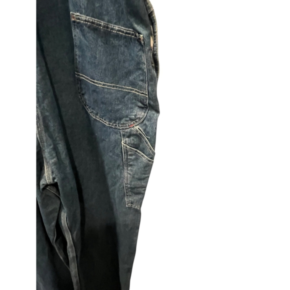 Dickies NWT Vintage 2007 Bib Overall Men Size 44x32 Denim Carpenter Relaxed Y2K - Picture 8 of 8